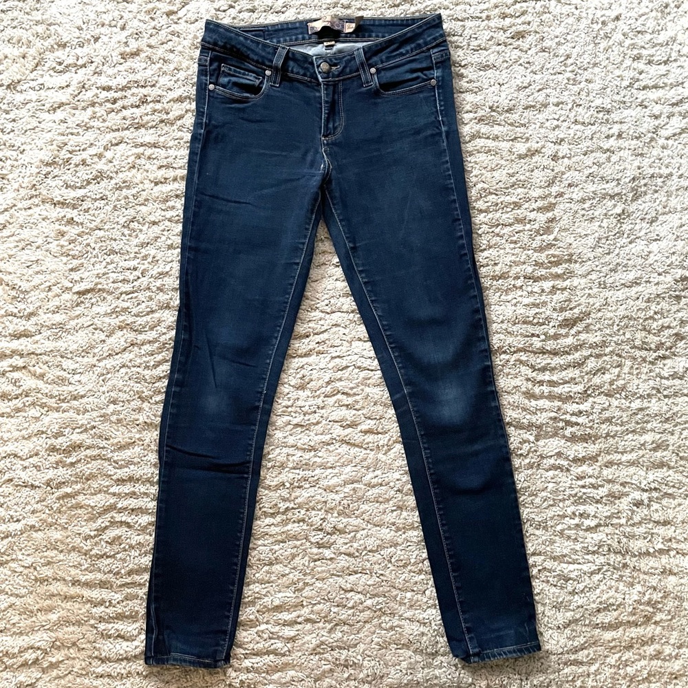 Paige Verdugo Dark Wash Skinny Jeans